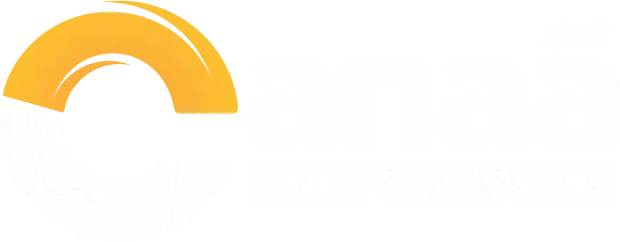 Logo Branca Canaã Energia Solar
